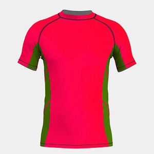 Logotipo personalizado Rash Guard Mma camisa de compresión de manga corta con protección UV sublimación de impresión MMA Rash Guard camisas para hombres - Product Image 1