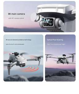 Dron con Control Remoto 4DRC V34 con Pantalla, Función de Retorno a Casa por GPS, Motores sin Escobillas, Video FHD de 1080p, hasta 20 Minutos de Tiempo de Vuelo - Product Image 4