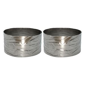 Anneaux de serviette dorés martelés ronds faits à la main de qualité super fine pour les fêtes de table à manger de mariage - Product Image 4