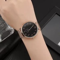 BARRY POLO paslanmaz çelik özel Logo gül altın İzle Mesh Alfajr müslüman ezan izle arapça numaraları saatler