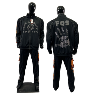 Chándal de hombre reflectante personalizado con diamantes de imitación al por mayor mejor fabricante en Pakistán para ropa de invierno - Product Image 1