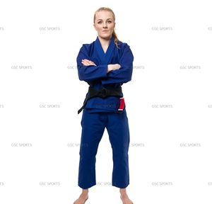 Jiu Jitsu Gi en coton blanc ultra doux pour femmes, vêtements d'arts martiaux de karaté sur mesure pour les matchs de club d'entraînement des filles, Kimono BJJ - Product Image 2