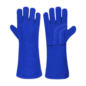 Gants de sécurité industrielle en cuir de vachette fendu pour le soudage au hockey Lutte contre les incendies-Gants de soudage résistants aux étincelles et à la chaleur - Product Image 6