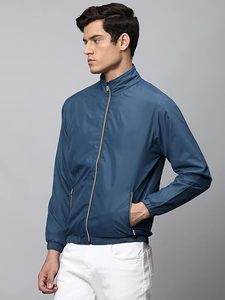 Vestes softshell en polyester de produits de qualité bon marché pour la sécurité des hommes et les vestes bleues vierges - Product Image 6