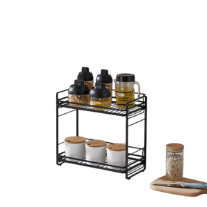 ชั้นวางเครื่องเทศโลหะสำหรับใช้ในบ้านและห้องครัว - Product Image 4