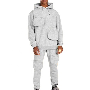 Fashion Design Pullover <b>Hoodies</b> and Joggers Sets Custom Tracksuits Sports Athletic Wear <b>for</b> <b>Men</b> - Product Image 2