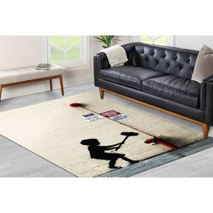 Banksy เด็กพรมค้อน: กันลื่นถนนศิลปะพรม, พรมนุ่มไม่ทอ - Product Image 5