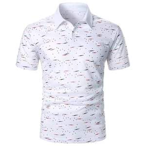 Polo de golf de alta calidad OEM para hombre, logotipo personalizado, tejido de punto transpirable y cómodo, impresión por sublimación - Product Image 1