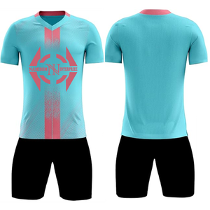 Conjunto de Camisetas de Fútbol Personalizadas, Último Modelo de Ropa Deportiva de Fútbol Personalizada para Adultos, 100% Poliéster, Impresión por Transferencia de Calor, Elástica - Product Image 4