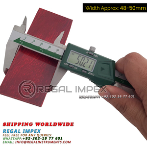 Wholesale Regal Impex Laminated Wood Knife Scales Orange Black Dollar Sheet Blanks 5 Inch Length Knife Veterinary Instrument - Product Image 5