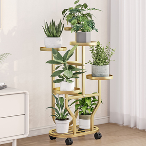 <span class=keywords><strong>Soporte</strong></span> <span class=keywords><strong>para</strong></span> <span class=keywords><strong>Macetas</strong></span> de Hierro Forjado Creativo, Moderno y Sencillo, <span class=keywords><strong>Soporte</strong></span> Metálico <span class=keywords><strong>para</strong></span> Plantas con Ruedas <span class=keywords><strong>para</strong></span> Exteriores y Sala de Estar - Product Image 5
