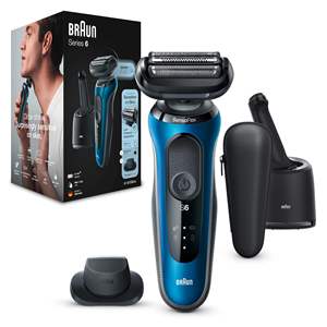 Rasoir Électrique Humide/Sec SmartCare pour Hommes, Étanche IPX7, Rechargeable, Rotatif, Sans Fil, Rasoir Facial avec Fonctionnalités de Remplacement - Product Image 3