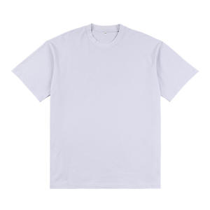 Vente en gros de t-shirts surdimensionnés de qualité supérieure à col rond 100% coton 230GSM à épaules tombantes t-shirt coupe carrée lourde de grande taille - Product Image 1