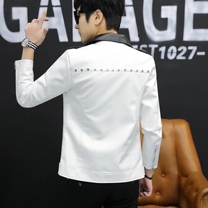 Nueva ropa de calle para hombre, chaquetas de cuero para motocicleta, sombrero desmontable para hombre, chaquetas de cuero con capucha, abrigos de cuero informales de camuflaje 4XL - Product Image 2