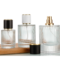 Botol Parfum Kaca Mewah Kosong 30ml Botol Semprot Kaca dengan Kemasan Kotak dan Sablon