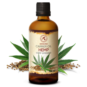 Huile de graines de chanvre 100ml Aromatika, huile botanique raffinée riche en oméga pour lutter contre le vieillissement, la barrière lipidique, les soins des cheveux et du cuir chevelu - Product Image 1