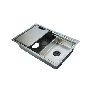 Leimanxi 304 Acero inoxidable 1,3mm de espesor Fregadero de cocina moderno de un solo tazón grande - Product Image 2