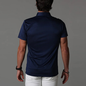 เสื้อโปโลกอล์ฟธุรกิจผ้าฝ้าย100% สำหรับผู้ชายผ้าพิมพ์ลายขนาดพลัสไซส์สไตล์ลำลองสำหรับผลิตในฤดูร้อน - Product Image 6