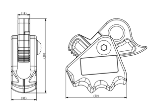 Attache de corde de sécurité YAG003 - Product Image 3