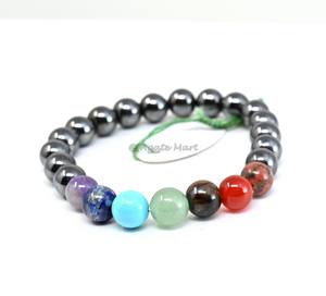 Pulsera de cuentas Unakite estilo Feng Shui hecha a mano, cuentas elásticas de piedras preciosas de ágata para hombres y mujeres, cristal curativo tallado, estilo de amor - Product Image 3
