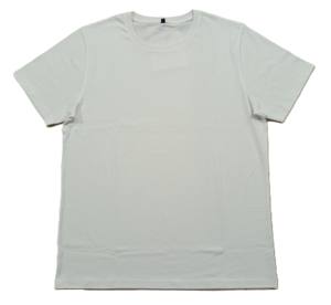 Camiseta ligera de algodón orgánico sólido con logotipo personalizado para hombre, camisetas informales de alta calidad - Product Image 4