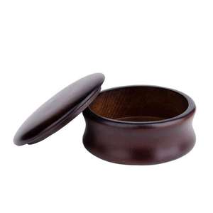 Tazón de Jabón de Afeitar de Madera de Mango de Lujo Premium, Tazón de Jabón de Madera Oscura para Afeitar con Doble Filo para Hombre, para Cara y Cuerpo, de Life Care - Product Image 4