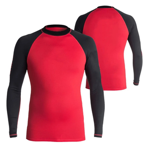 เสื้อแรชการ์ดผู้ชายแบบสั่งตัดพิเศษ ไซส์ใหญ่ ทรงหลวม สำหรับออกกำลังกายทุกฤดู ผลิตจากโพลีเอสเตอร์ 100% ป้องกันแบคทีเรีย - Product Image 4