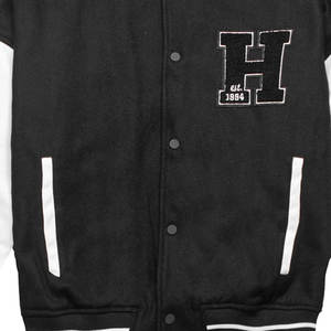 Veste universitaire unisexe, design réversible, style deux en un, option d'impression personnalisée, broderie personnalisée, équipe, école - Product Image 6