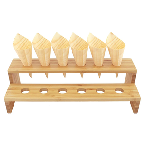 Soporte de madera para conos de helado/Diseño de soporte Soporte de exhibición de helado hecho a mano al precio más bajo - Product Image 5