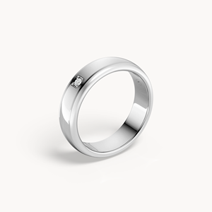 Anillo de Diamante Cultivado en Laboratorio de Oro de 14k con Corte Solitario Cuadrado - Product Image 2