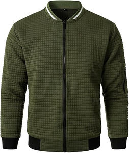 Chaqueta bomber negra de alta calidad para hombre, chaquetas bomber personalizables - Product Image 5