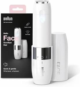 <b>Face</b> Mini FS1000 Women's Electric <b>Face</b> Shaver White Rechargeable Battery Powered <b>Epilator</b> for Facial Hair - Product Image 3