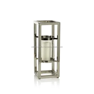 Portavelas de hierro colgante con acabado de pátina rústica, mesa favorita de estilo antiguo, lugar de clase mundial fabricado por Zahid Export - Product Image 6