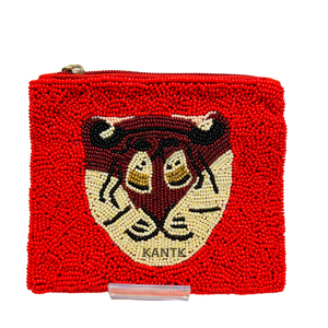 Monedero de Cuentas Hecho a Mano con Lentejuelas Brillantes en Forma de Huella de Pata, Mini Monedero con Cremallera para Monedas, Moderno, Informal y Suave - Product Image 4