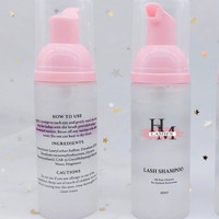 Nettoyant Doux pour Extensions de Cils, Démaquillant Moussant Sans Huile, Bain Quotidien pour Cils, Shampoing Professionnel pour Cils