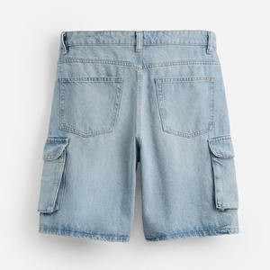 Men's Summer New Fashion <b>Stretch</b> Casual Denim <b>Shorts</b> in Blue Washed XS to 2XL Size with Pattern Decoration Denim <b>Shorts</b> for Men - Product Image 6