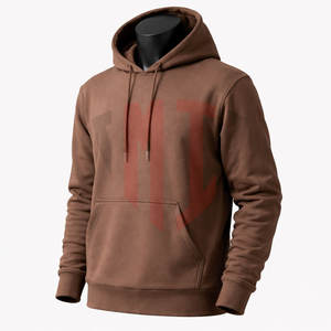 Sudaderas con capucha lisas y elegantes de la mejor calidad para hombre, con capucha personalizable, estilo urbano, básicas, de mezcla de algodón. - Product Image 3