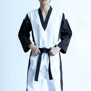 Uniforme de Taekwondo unisexe léger en coton de haute qualité 280g, imprimé en sérigraphie, nouvelle arrivée, confortable, durable, pour adultes, OEM - Product Image 2