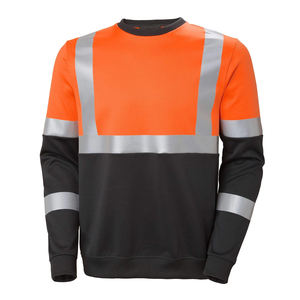 Sudadera de alta visibilidad con logotipo personalizado, sudadera de alta visibilidad para hombre, seguridad reflectante, construcción, sudadera de alta visibilidad de Color naranja - Product Image 1
