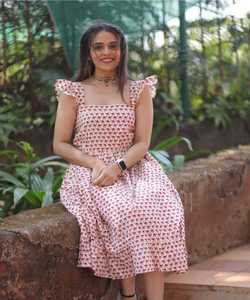 Festival Wear Georgette imprimé crêpe filles indiennes portent prêt à porter pas cher bas prix en gros Surat par vêtements ethniques vêtement - Product Image 3