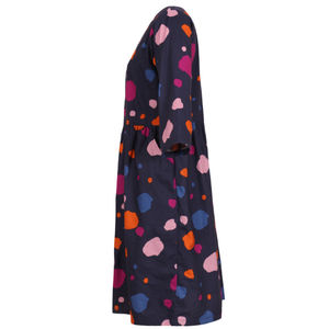 Robe Avery 100% coton, style bohème décontracté, imprimé à pois, longueur genoux, pour l'été, l'automne, le printemps, à porter au quotidien - Product Image 6