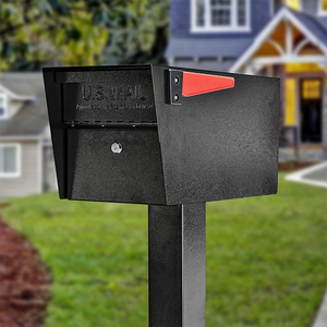 Post Mounted Residential Mailboxes Durable Rust-Proof Large Capacity Letter Post <b>Box</b> <b>Outdoor</b> Mailbox - Product Image 5