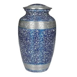 High Quality Low Prices Aluminium Cremation Urns Hot Selling <b>Metal</b> Funeral Urns With Pewter Stripe - Product Image 5