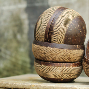 Los cuencos de cáscara de coco son ecológicos y biodegradables - Product Image 5