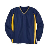 Camiseta Deportiva con Logotipo Bordado Personalizado, Cortavientos Atlético, Cuello en V, Unisex, Secado Rápido, Transpirable y Ligero