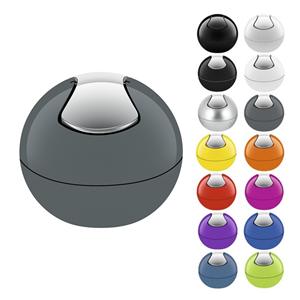 Collezione Spirella Bowl, Cestino per Rifiuti 16 x 14 cm (1 Litro), Polistirolo, Grigio - Product Image 3