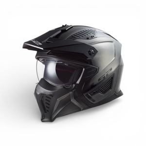 Casco de Motocicleta LS2 OF606 DRIFTER Racing Jet, Doble Visera, Estilo Retro, Protector de Barbilla Extraíble, Nuevo, Certificado ECE 22.06, Carcasa de PC - Product Image 1