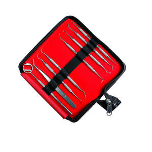 Instruments chirurgicaux pour le nombril, ensemble d'instruments dentaires pour le remplissage de résine composite, réparation, kit de 6 pièces avec certification CE - Product Image 5