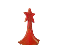 Budivis CH003 Mini Arbre de Noël en Bois Décoratif à Suspendre pour la Maison, Couleur et Taille Personnalisables