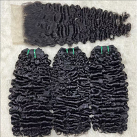 Extensions de Cheveux Humains Vierges Bruts Vietnamiens Bouclés 100% Non Traités en Gros
